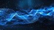 © Molly P - Captivating abstract visualization of blue waves and particles, perfect for healthcare and technology themes. This dynamic image adds a modern touch to any design.