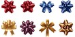 © Julia - Individually isolated on a transparent background are four different gift bows