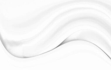 Poster - White gray satin texture that is white silver fabric silk background with beautiful soft blur pattern natural.