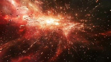 Wall Mural - streaks of light and cosmic dust fill a vast star field in the depths of outer space, star field bac