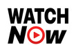 © Neo Design Studio - Watch Now video button or icon in vector format. Ideal for streaming platforms, YouTube thumbnails, video previews, call-to-action graphics, and digital media Graphic design.