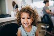 © CojanAI - Portrait of a smiling 3 years old patient at dental office