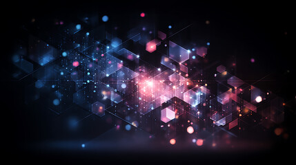 Poster - Abstract business digital transformation innovative