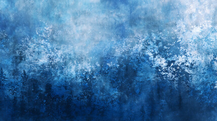 Poster - Abstract blue winter background texture