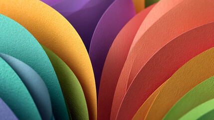 Poster - Abstract colorful paper wallpaper background