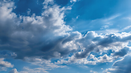 Fototapete - Blue sky with clouds