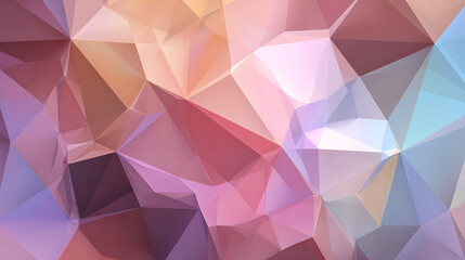 Aufkleber - Polygonal shapes, web design, 4k wallpaper, colorful pastel colors with black, random geometric shapes, ideal for web illustration, clean modern