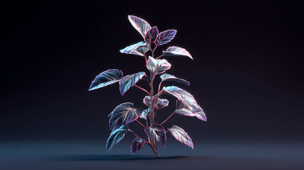 Poster - Digital representation of a small plant