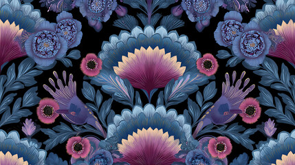 Poster - Digital and textile design pattern