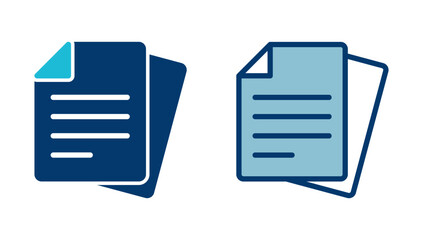 document icon vector isolated on white background. paper icon. file icon
