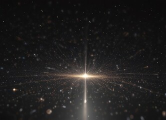 Wall Mural - Vibrant star field, diamond-like sparkles on deep black canvas ,  deep space,  outer space,  astrophysics