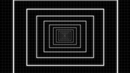 Animation of qr code in digital space. Digital 3d Animation. Old CRT tube screen from a vintage computer with codes appearing. on a black background