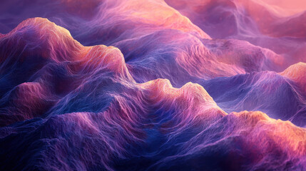 Wall Mural - vibrant 3d rendered background showcasing realistic textures and colors, creating an abstract side a