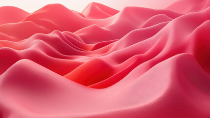 Wall Mural - a realistic 4k 3d abstract background shows undulating waves in motion from a side angle view, creat