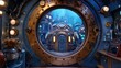 © supra - Steampunk submarine interior