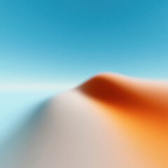 Aufkleber - Immersive Gradient Mindscape Soft Emotional Blur Texture Exploring Digital Wellness and Neuroaesthetic Design for Mental Health Awareness