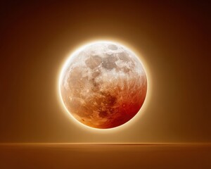 Aufkleber - Celestial Metamorphosis Immersive Lunar Eclipse Visualization -  Astronomical for Science Communication and Digital Media Innovation