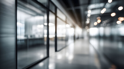 Dynamic business environment modern office interior blurred background contemporary viewpoint