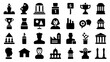 © Miraz10 - Museum Icon Set Collection of Statue History and Antiquities