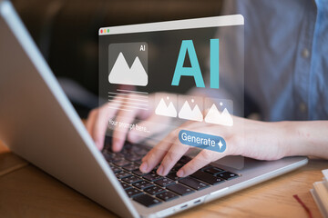 artificial intelligence image graphic generate software digital technology prompt tool design concep