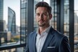 © Michael - Confident Company Executive Portrait in Modern Urban Setting