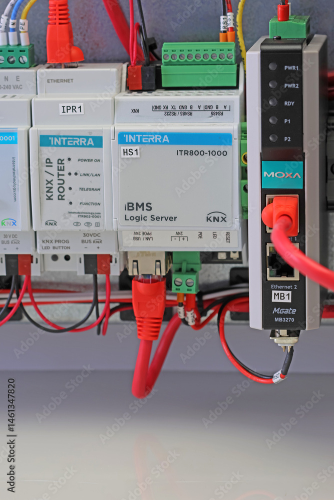 Automation modules with KNX data bus control from Interra. It is ...