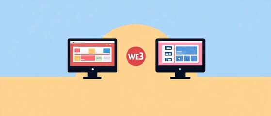 Decentralized Web Concept: Two Computers Networking for Web3 Communication