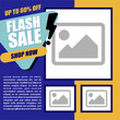 © Dwi - flash sale discount blue yell...