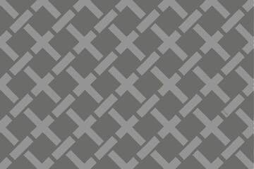 vector seamless pattern with geometric shapes on dark grey background