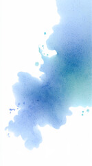 Wall Mural - Watercolor Abstract background with color stains on white