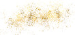 © AnaNas - Pieces flakes of golden flakes shimmer, gold foil on png transparent background. Abstract png design element. Shiny gold glitter.Gold glitter gradient stack.Premium design,wedding,vip cover template.