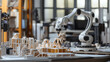 © Oleksandr - A robotic arm in a 3D printing workshop, assembling complex prototypes with AI precision for rapid prototyping, Prototyping-tech style