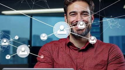Wall Mural - a software developer working on cloud computing solutions, optimizing security and scalability for b