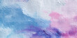 © PhotoArtHub - Abstract painting texture with blue, pink, purple hues on canvas, showing brushstrokes and color blending, ideal for design background