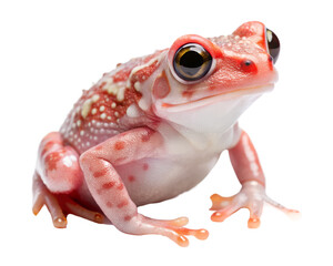 Wall Mural - red eyed tree frog isolated on white background. png transparent.