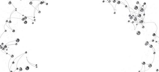 Fototapete - Abstract background with connected dots and lines.  Perfect for technology, network, or connection concepts.