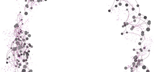 Fototapete - Abstract background image featuring a network of connected dots and lines. Ideal for technology, science, and communication concepts.