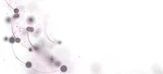 Poster - Beautiful abstract background with pink and gray particles. Perfect for presentations or websites.