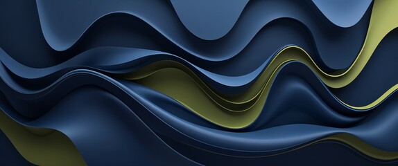Wall Mural - dark blue and olive color abstract background