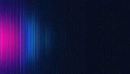 Poster - Abstract Background with Pink and Blue Vertical Glowing Lines on Dark Backdrop