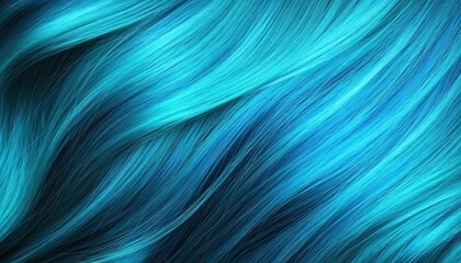 Aufkleber - Abstract Fiber Optic Background with Glowing Blue Light Futuristic Texture Surface and Wave Design for Modern Technology and Communication