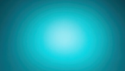 Fototapete - Elegant Turquoise Gradient Background with Soft Light Abstract Aquamarine Backdrop Design and Modern Artistic Texture