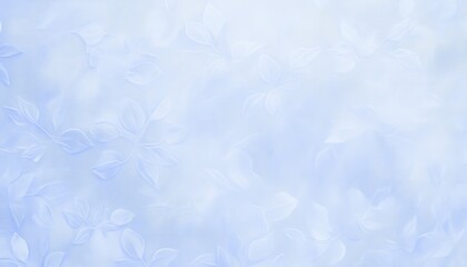 Leinwandbilder - Intricate Wavy Lines and Floral Shapes on Light Blue Surface Creating a Calm Textured Pattern Abstract Background with a Modern Decorative Style