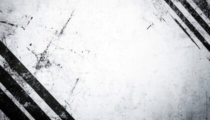 Poster - Monochrome Abstract Grunge Texture Background with Diagonal Black Lines and Speckled Effect Creates a Distressed Decorative Design and Weathered Appearance