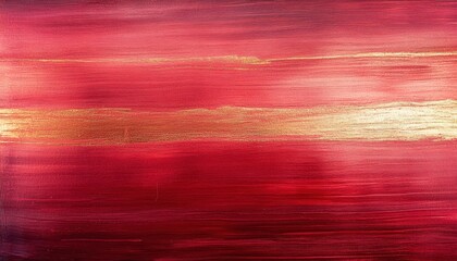 Aufkleber - Vibrant Red and Gold Abstract Texture Background with Horizontal Gradient Pattern and Decorative Artistic Surface for Creative Designs