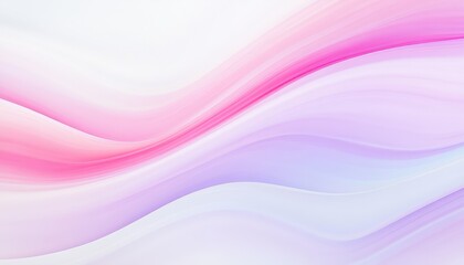 Fototapete - Abstract Wavy Background with Pink and Purple Gradient A Dynamic Blend of Soft Pastel Colors Creating a Modern and Elegant Design with Flowing Lines for Artistic Presentation