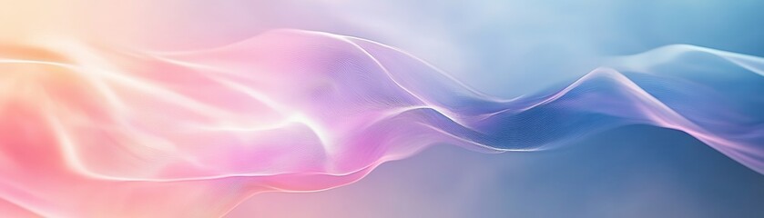 Fototapete - Abstract Wavy Texture Background in Pink Purple and Blue Gradient with Dynamic Flowing Lines Creates a Modern Digital Design Element and Creative Decorative Backdrop for Presentations and Websites