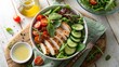 © Владислав Писитко - Healthy Chicken Salad Bowl