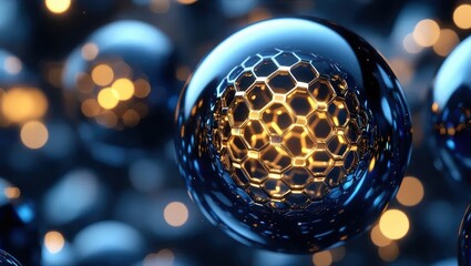 Sphere with Honeycomb Structure