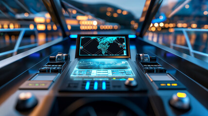 Aufkleber - This Advanced control panel features cutting-edge technology for efficient transport management.